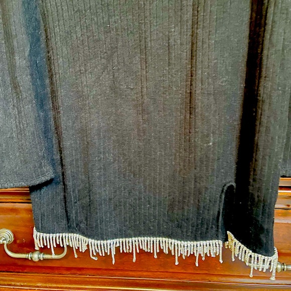 Zara Jewel Hem Black Mini Dress - Picture 6 of 6